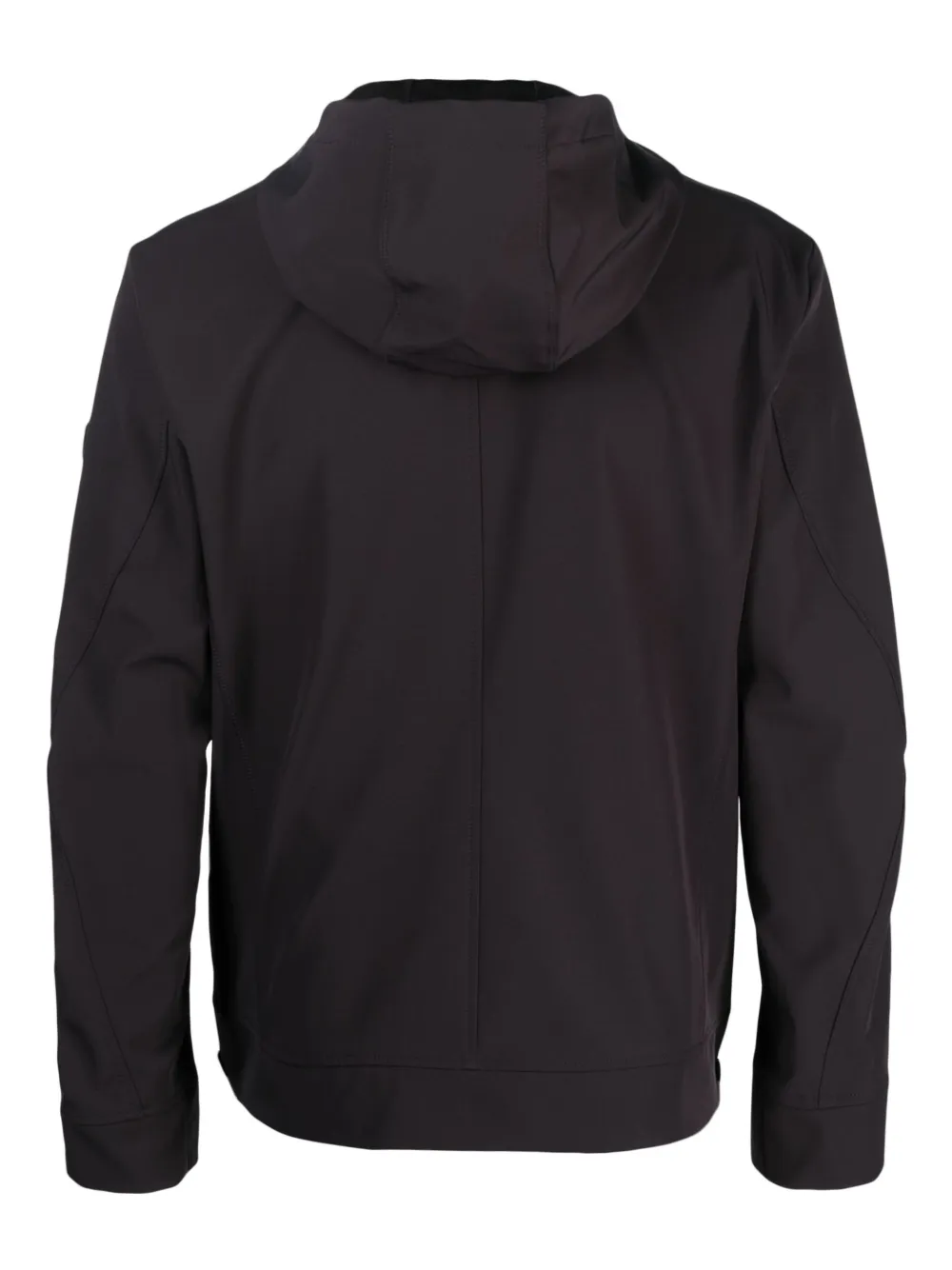 Peuterey Drawstring Zip-up Jacket In Black