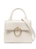 Claudie Pierlot mini Anouck grained leather handbag - White