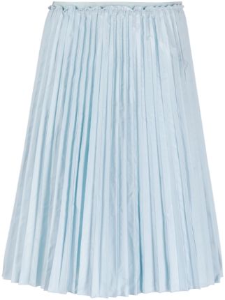 Valentino blue cheap pleated skirt