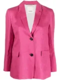 'S Max Mara single-breasted linen blazer - Pink