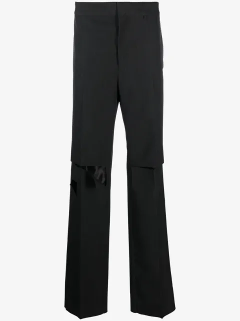 Givenchy distressed wool trousers