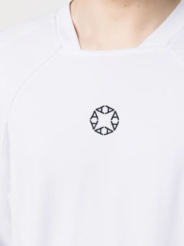 1017 ALYX 9SM logo-embroidery long-sleeve T-shirt | White