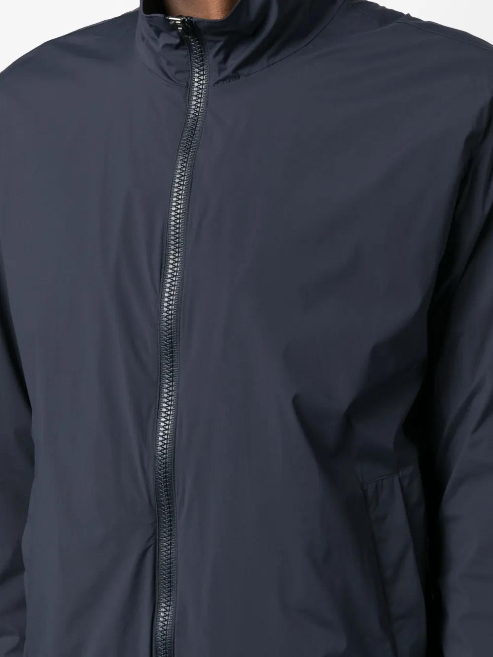 Herno Lightweight Bomber Jacket In Blue