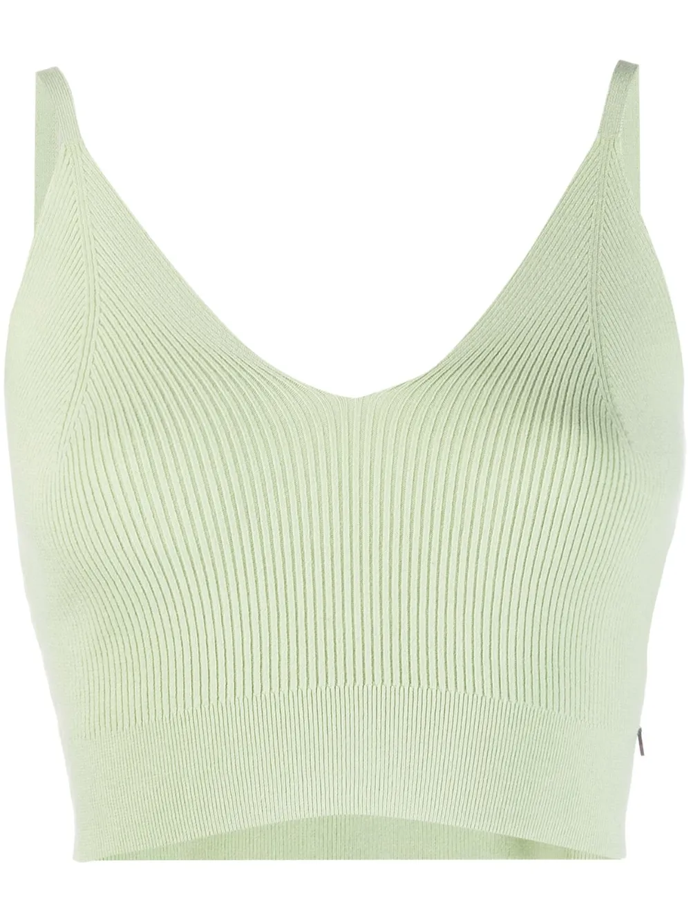 Scotch & Soda cropped V-neck tank top - Green