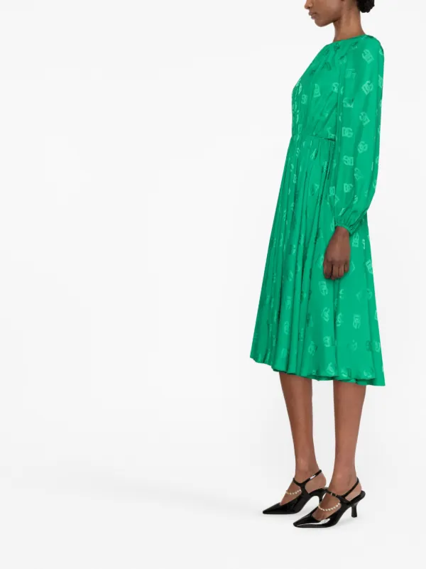 green emerald velvet dress Dolce Gabbana Neon Green Silk Stretch Slip Mini Dress – PauméLosAngeles