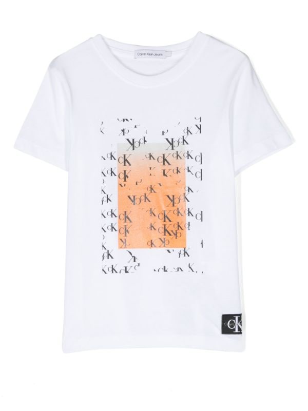 Calvin Klein Kids logo-print Cotton T-shirt - Farfetch