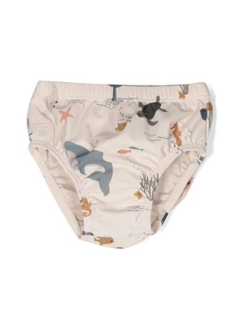 Liewood sea-life print swimming trunks