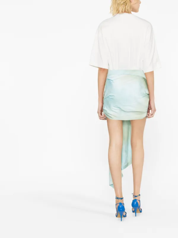 Off-White draped-skirt Minidress | White | FARFETCH