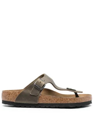 Birkenstock T bar open toe Slides Farfetch