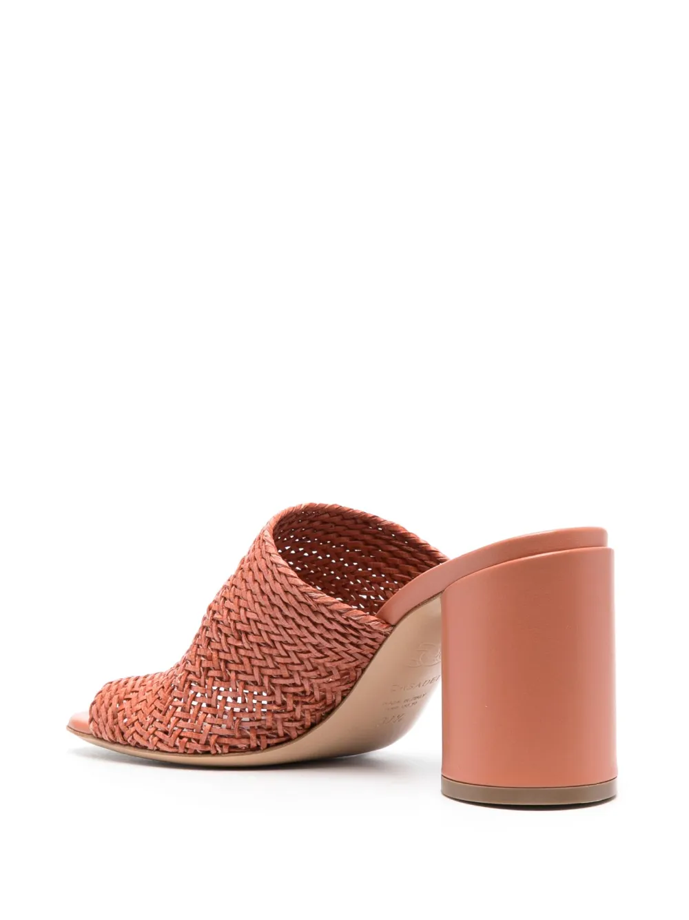 Braided Leather Mules
