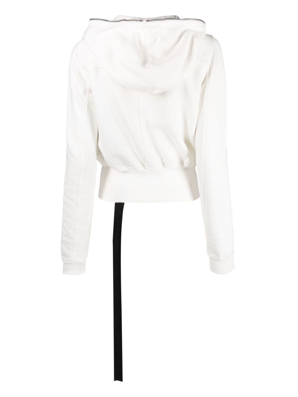 Rick Owens DRKSHDW Hoodie met rits - Wit