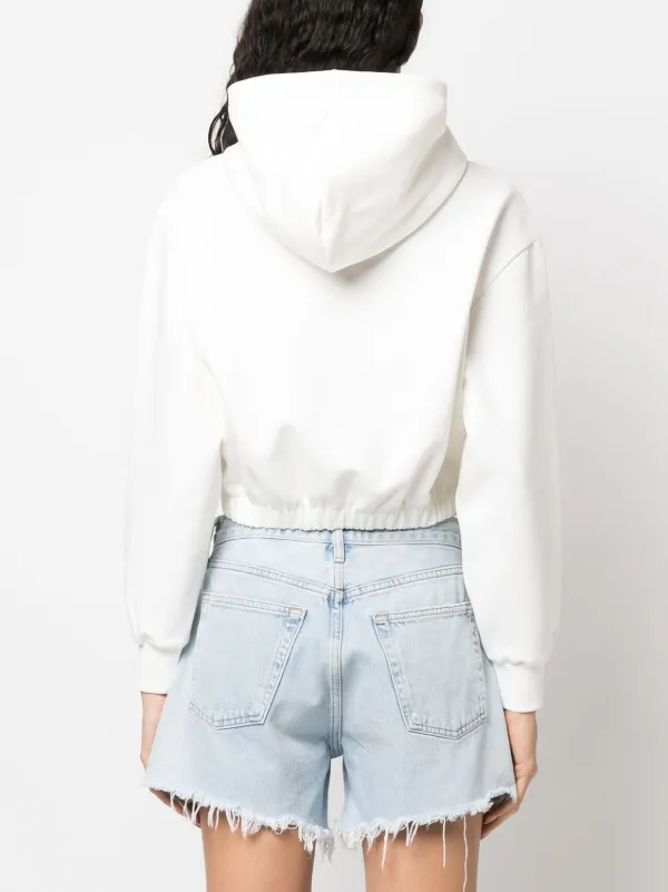 DUVETICA パーカー Duvetica クロップド パーカー | ニュートラル | FARFETCH JP