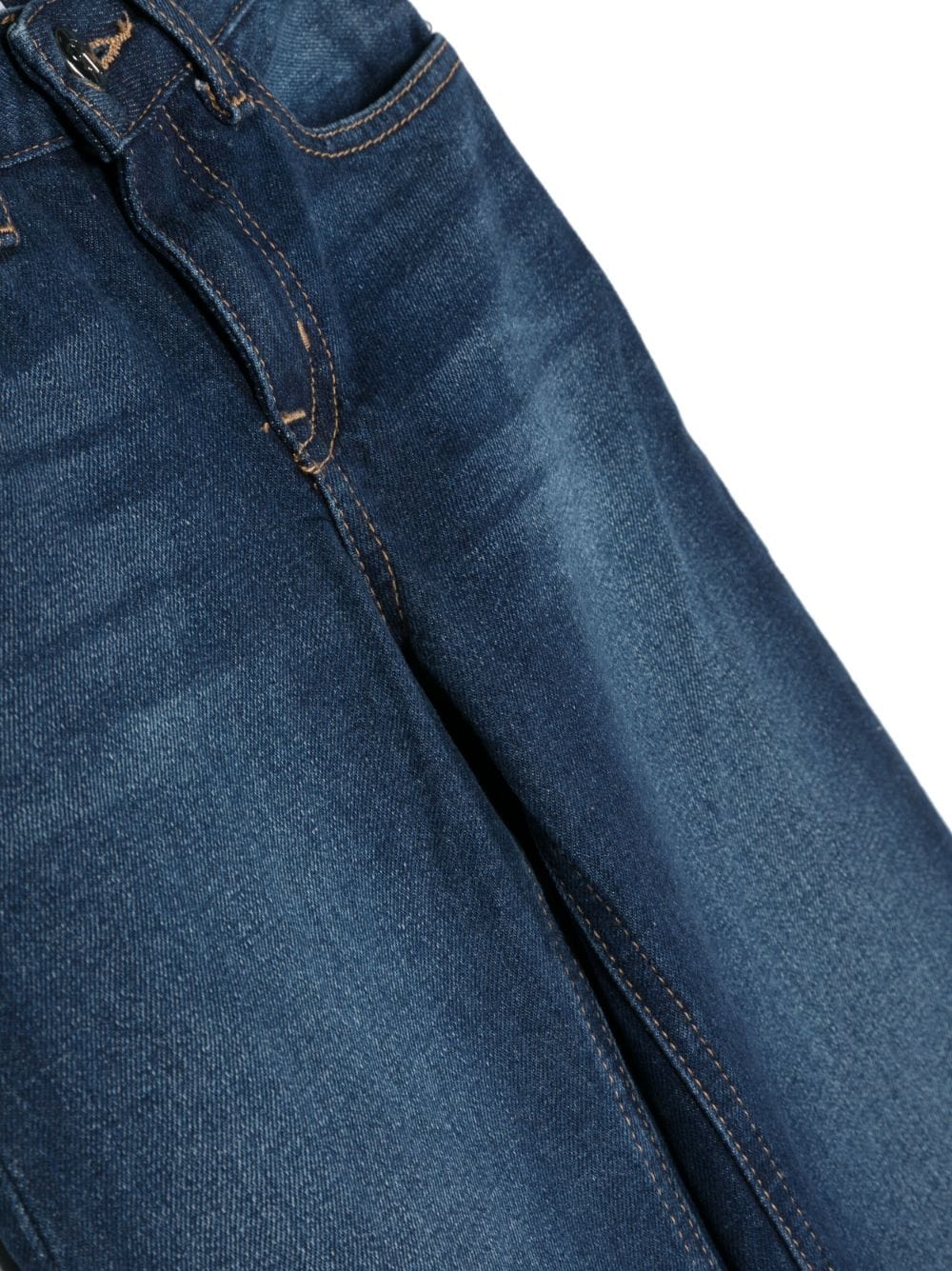 Shop Calvin Klein Straight-leg Denim Trousers In Blue