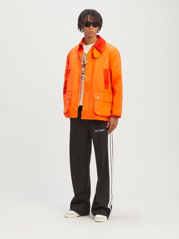 Palm Angels x Barbour Bedale Wax Jacket in orange - Palm Angels® Official