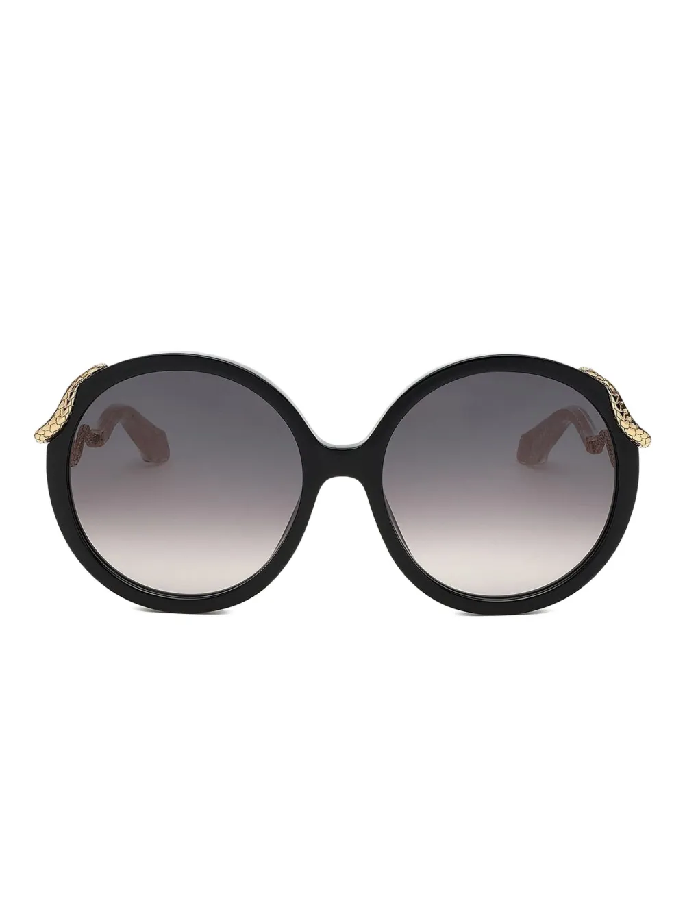 Roberto Cavalli Occhiali da sole tondi - Nero