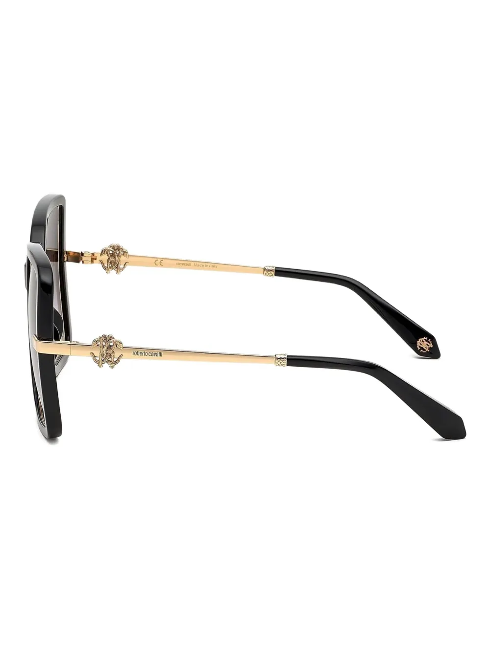  Roberto Cavalli Oversize-frame Sunglasses - Black 