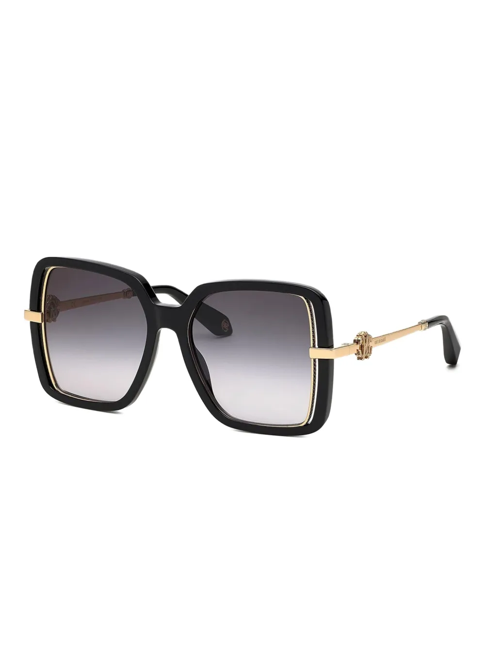  Roberto Cavalli Oversize-frame Sunglasses - Black 