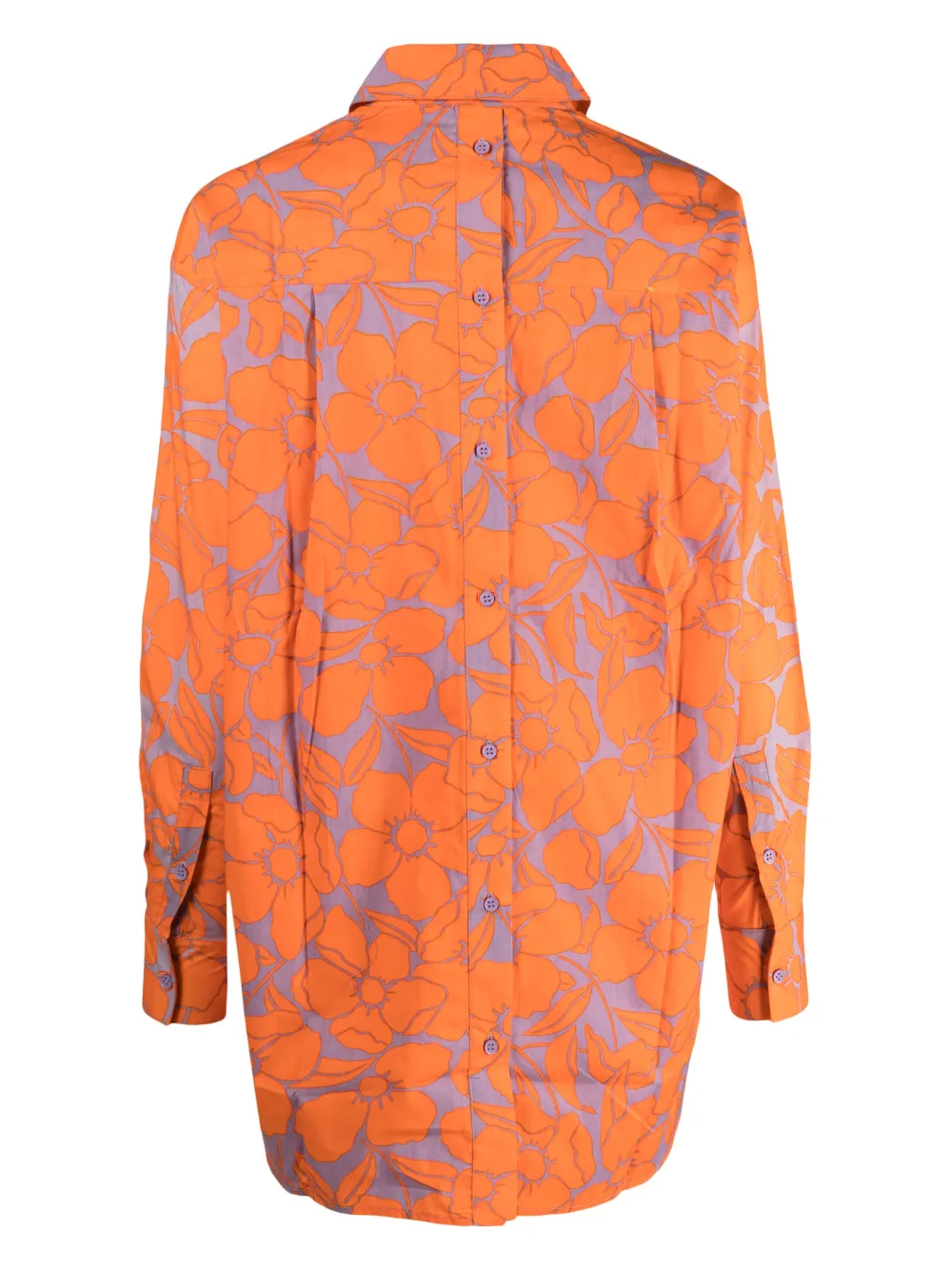 Essentiel Antwerp Blouse met bloemenprint - Oranje
