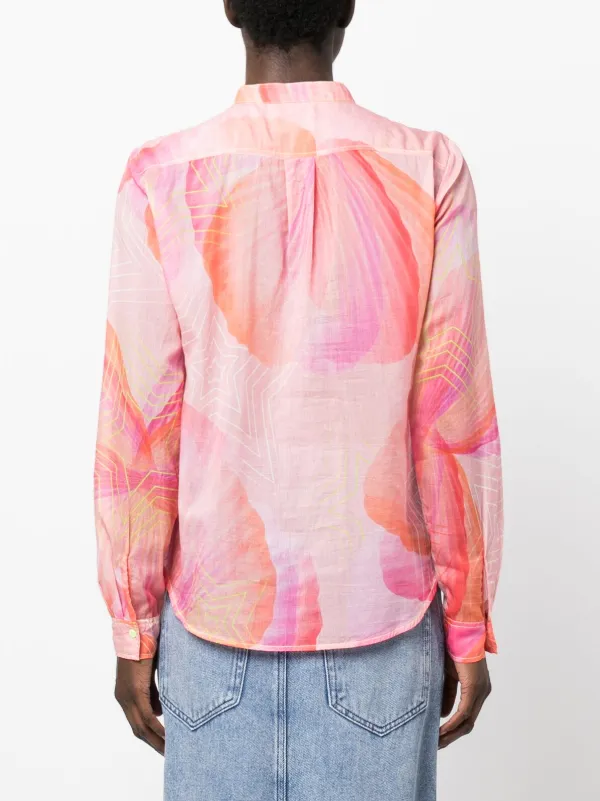 Forte Forte 長袖シャツ パープルピンク Forte Forte star-print long-sleeve Shirt | Pink | FARFETCH