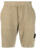 Stone Island Compass-motif cotton shorts - Brown