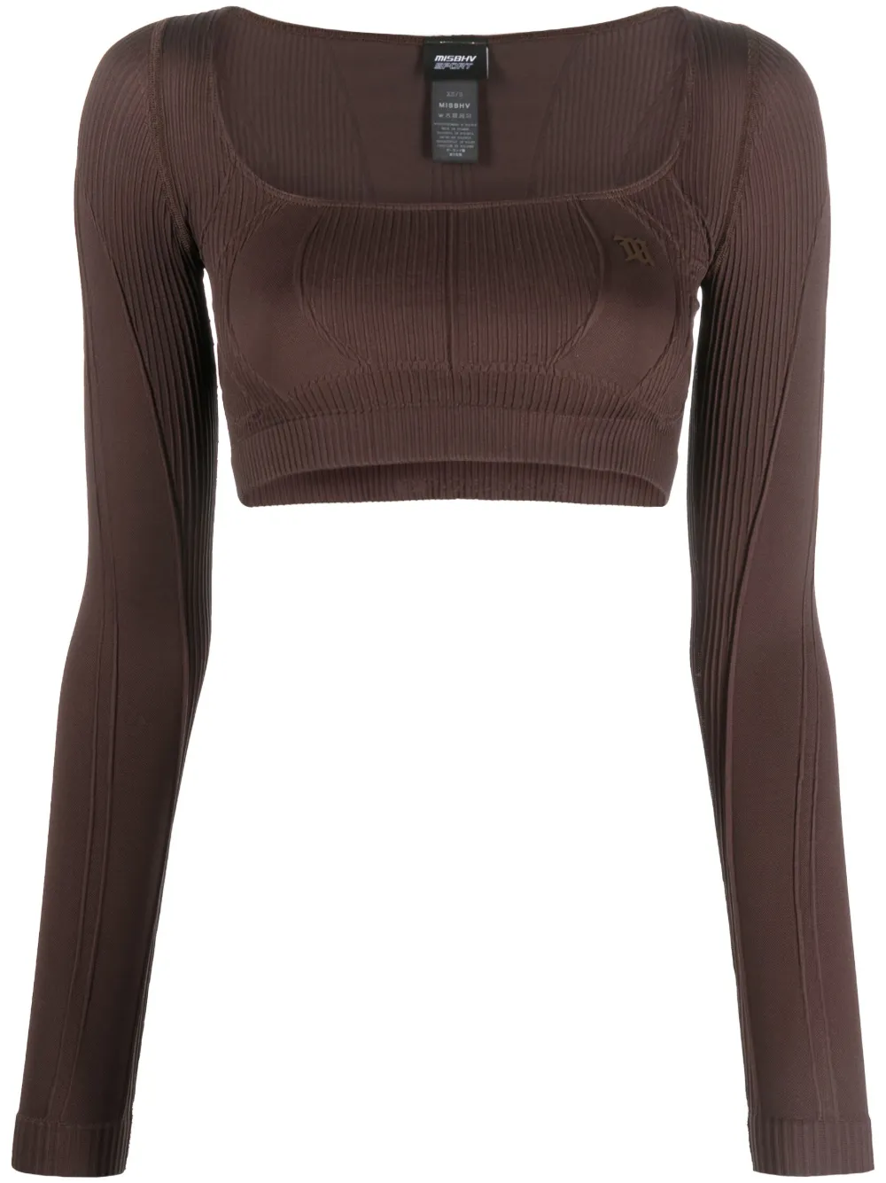 Misbhv Brown Gaia Top In Brown