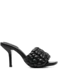 Ash Serena 100mm braided-strap sandals - Black