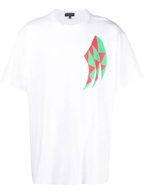 T-shirt en coton à imprimé graphique - Comme des Garçons Homme Plus - Modalova