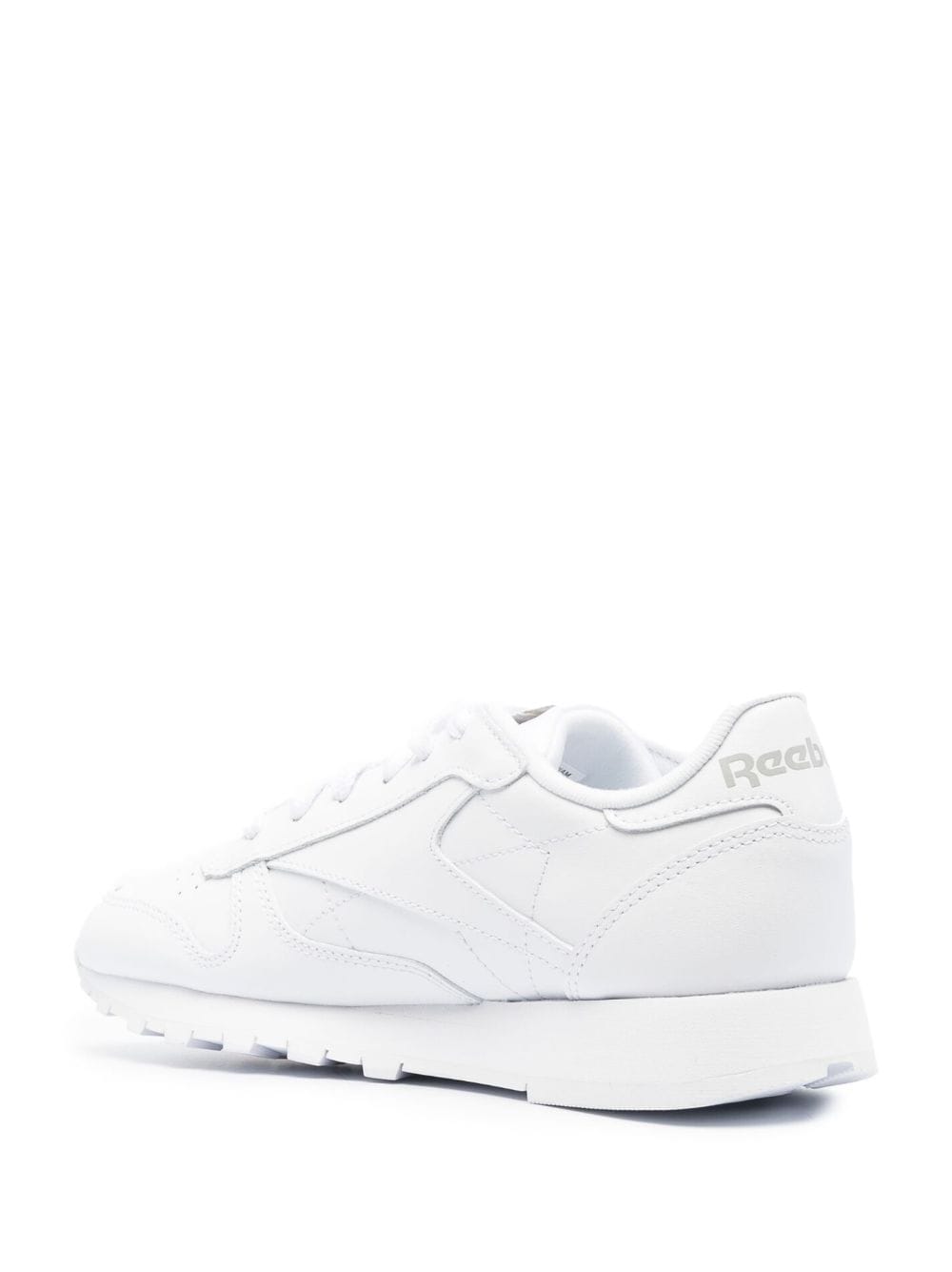 Shop Reebok Logo-patch Low-top Sneakers In White
