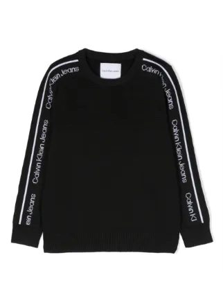 Instit side stripe outlet crew neck