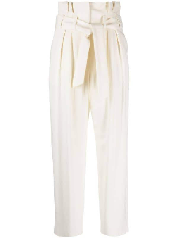 Ivory on sale cropped trousers