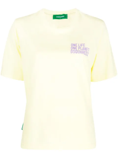 Dsquared2 - slogan-print organic-cotton T-shirt
