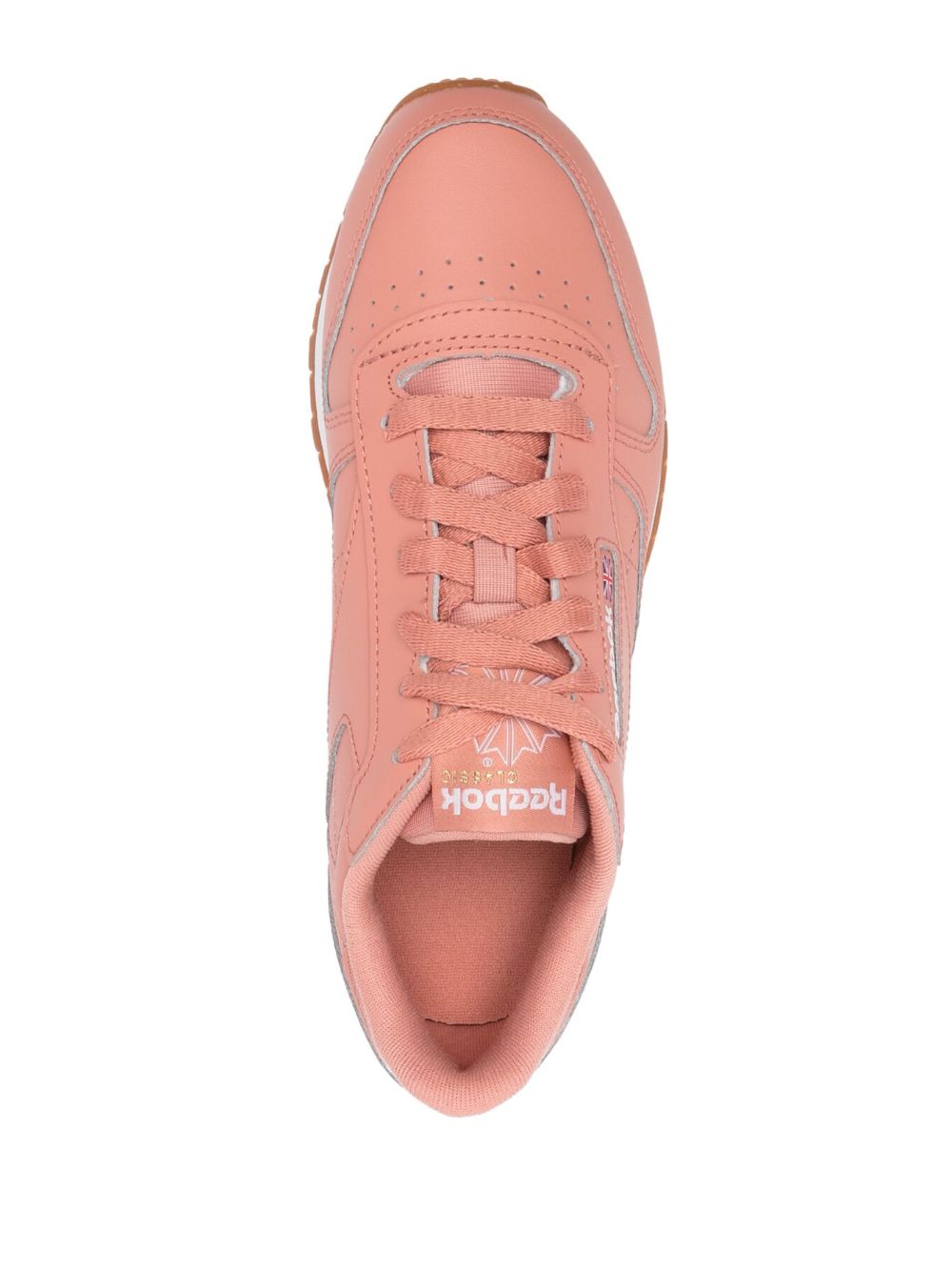 Shop Reebok Classic Low-top Sneakers In Orange