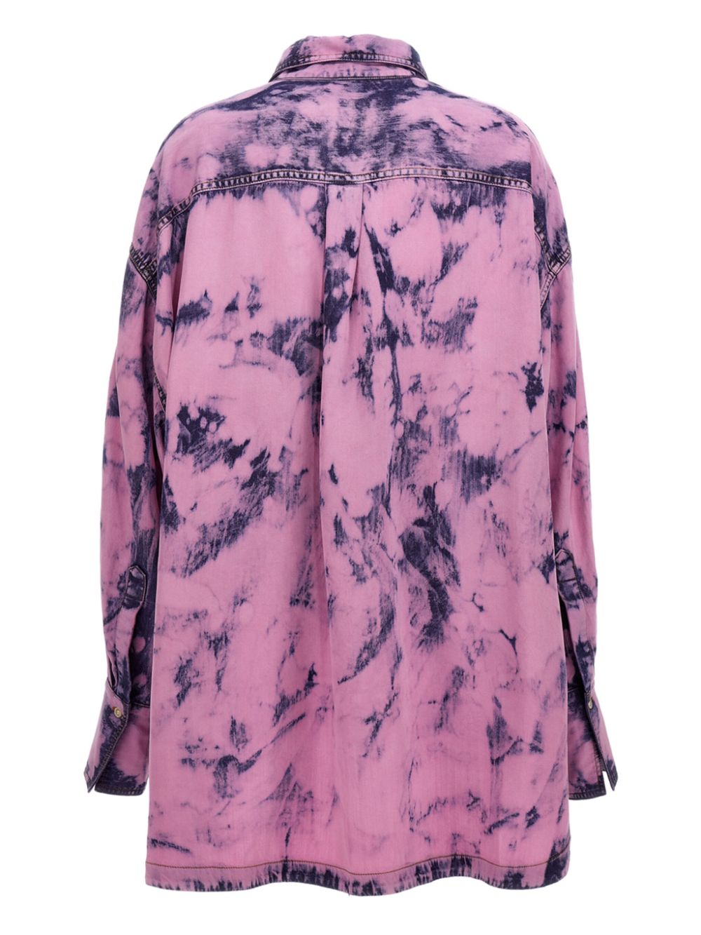 DARKPARK acid-wash shirt - Roze