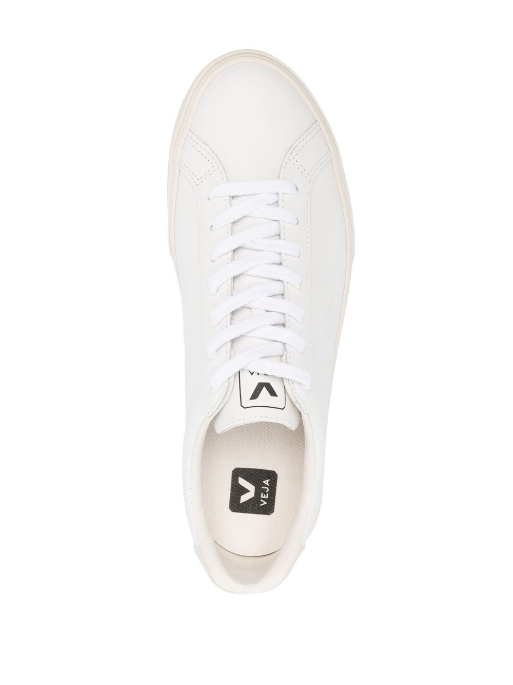 Shop Veja Esplar Lace-up Sneakers In Weiss