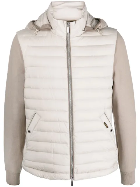Moorer padded bomber jacket