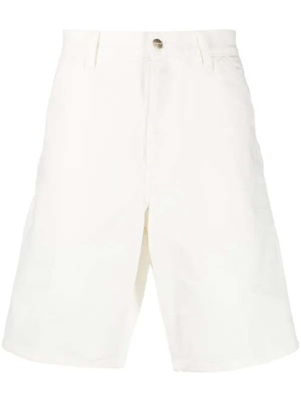 Carhartt WIP Single Knee Bermuda Shorts | White | FARFETCH