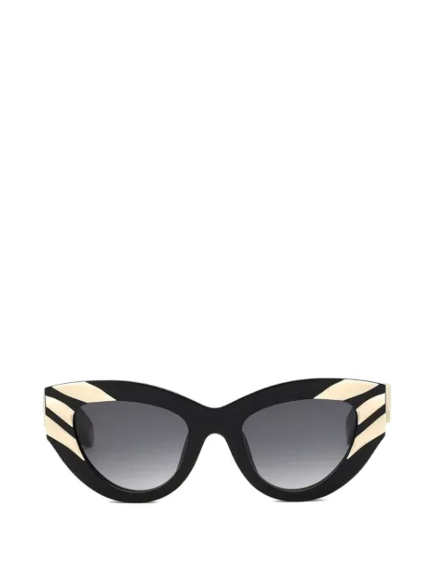 Roberto Cavalli tiger-motif cat-eye sunglasses