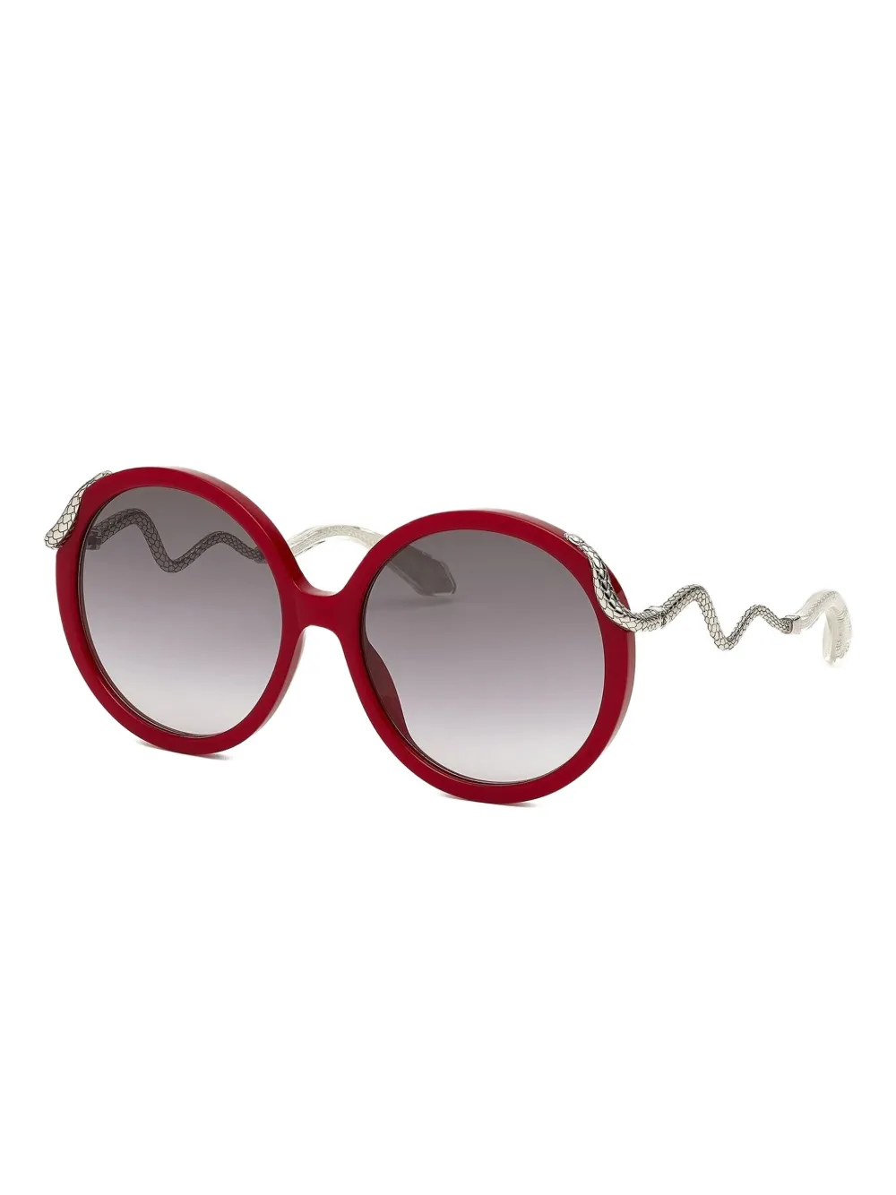  Roberto Cavalli Round-frame Sunglasses - Red 