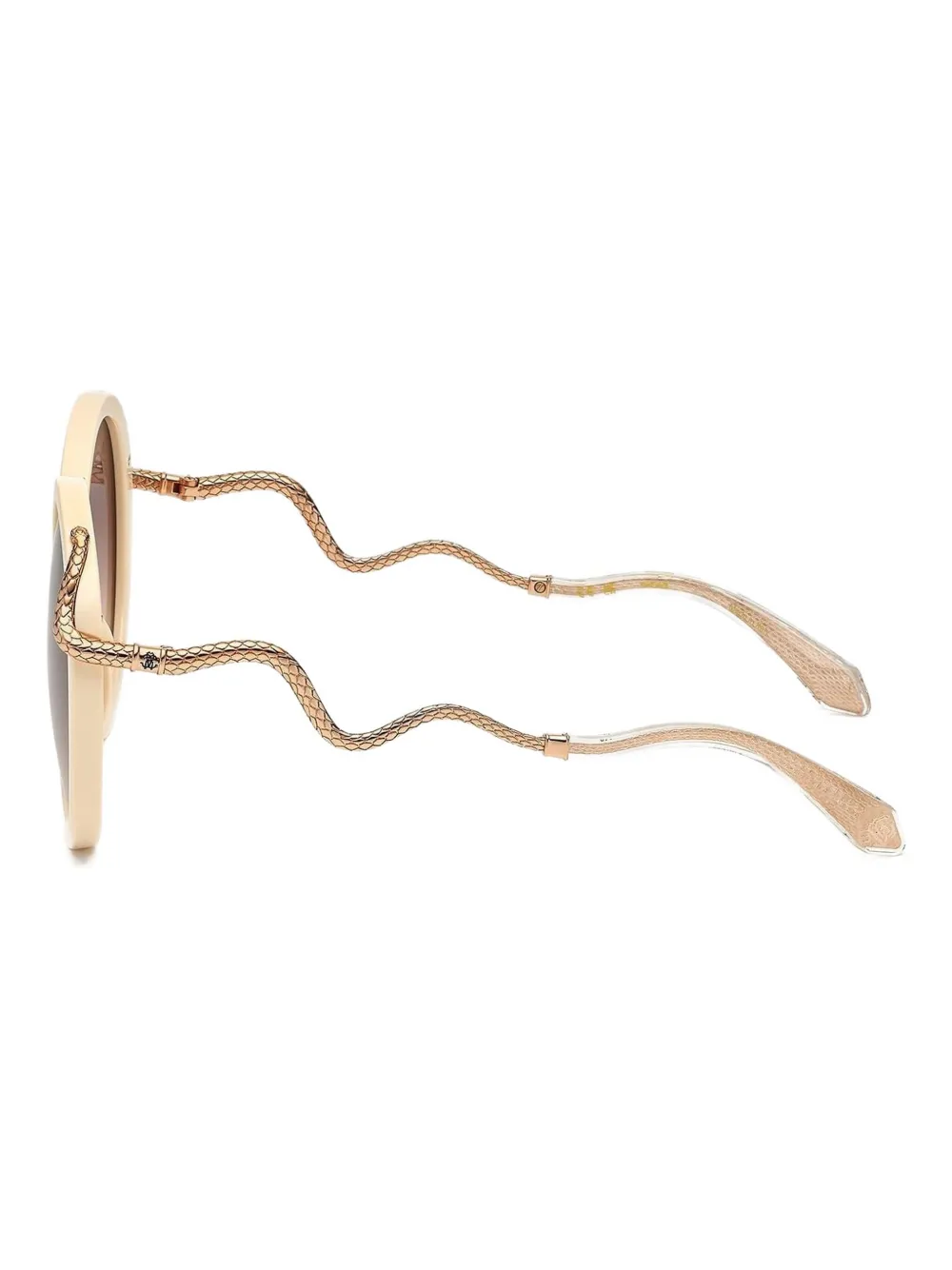  Roberto Cavalli Round-frame Sunglasses - Yellow 