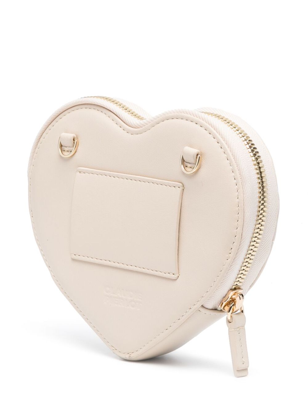 Juicy Heart Shaped Pink Crossbody Bag With Gold Chain and 