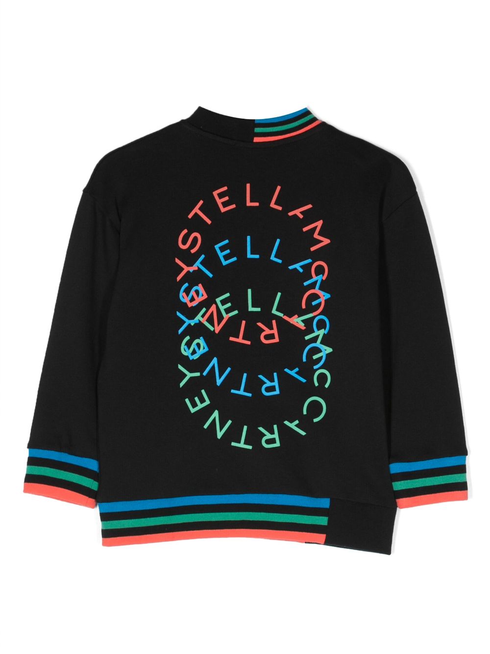 Stella McCartney Kids Sweater met logoprint - Zwart