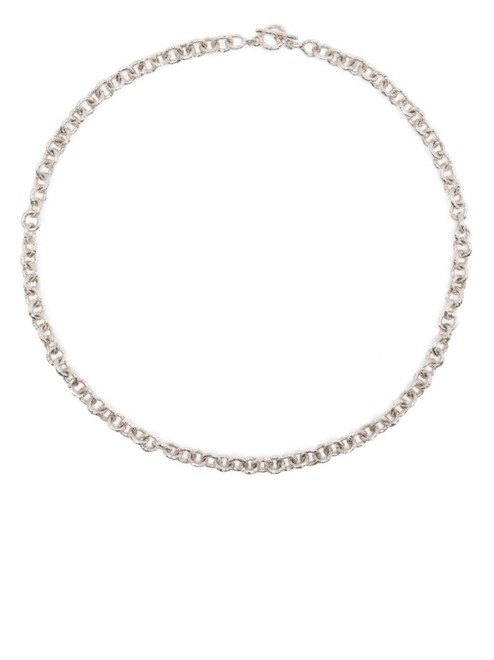 THE OUZE Rolo chain-link necklace - Silver