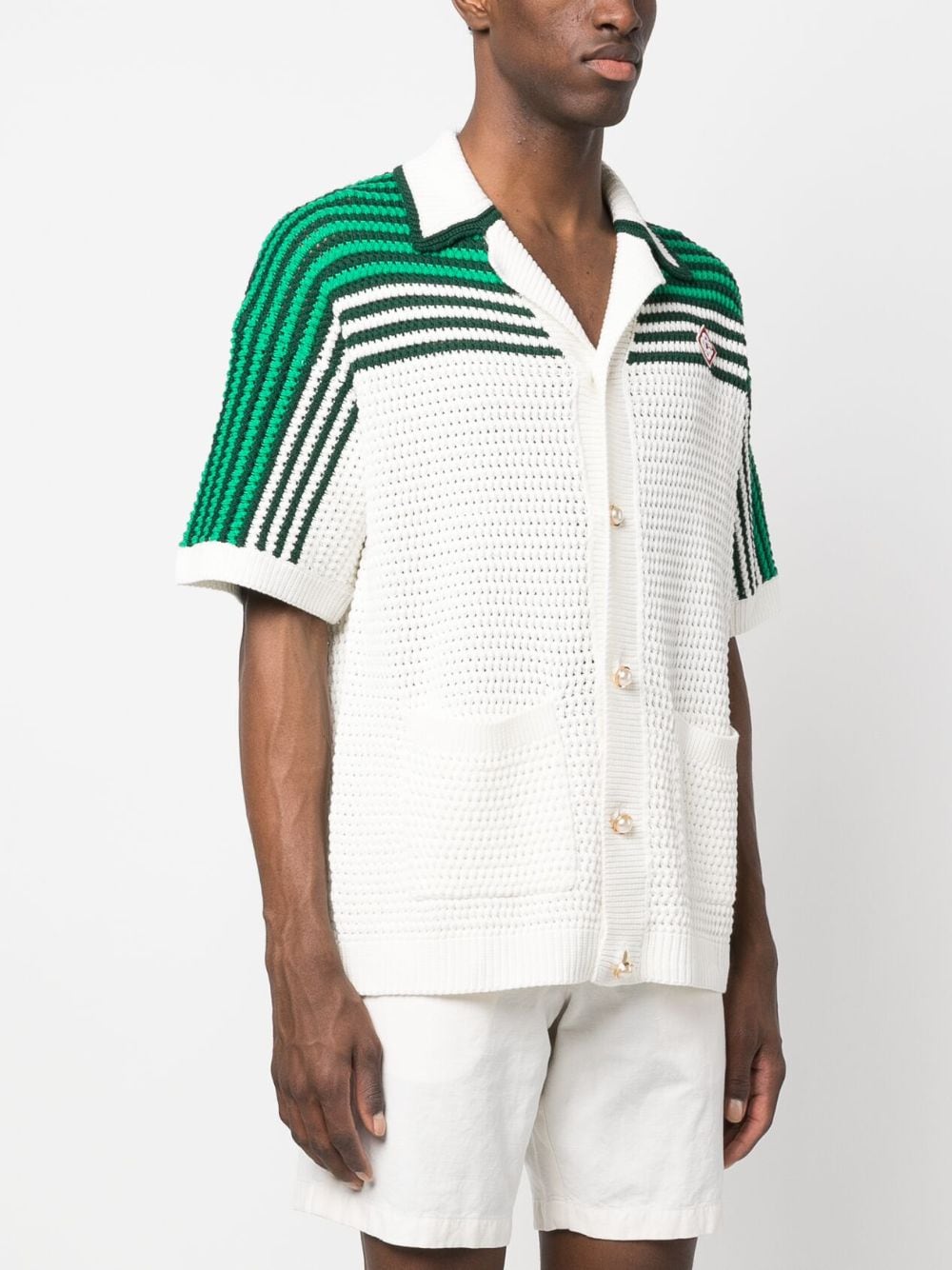 Casablanca Tennis crochet-knit Shirt - Farfetch