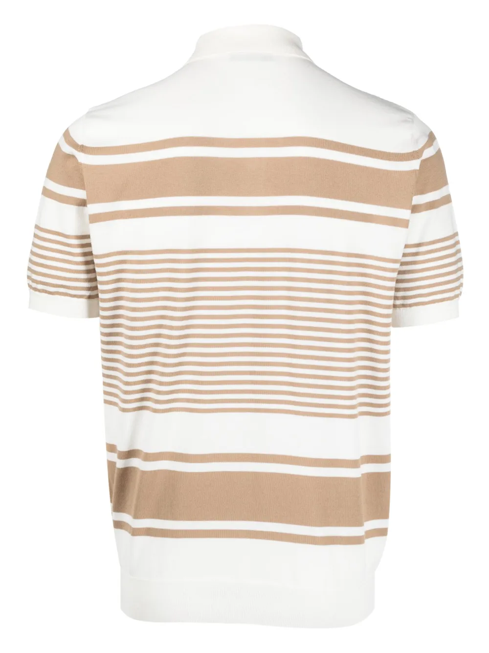 Mauro Ottaviani Tweekleurig poloshirt - Wit