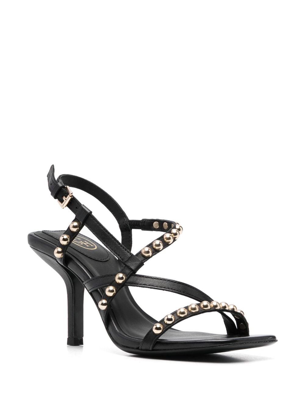 Ash Saya sandalen verfraaid met studs - Zwart