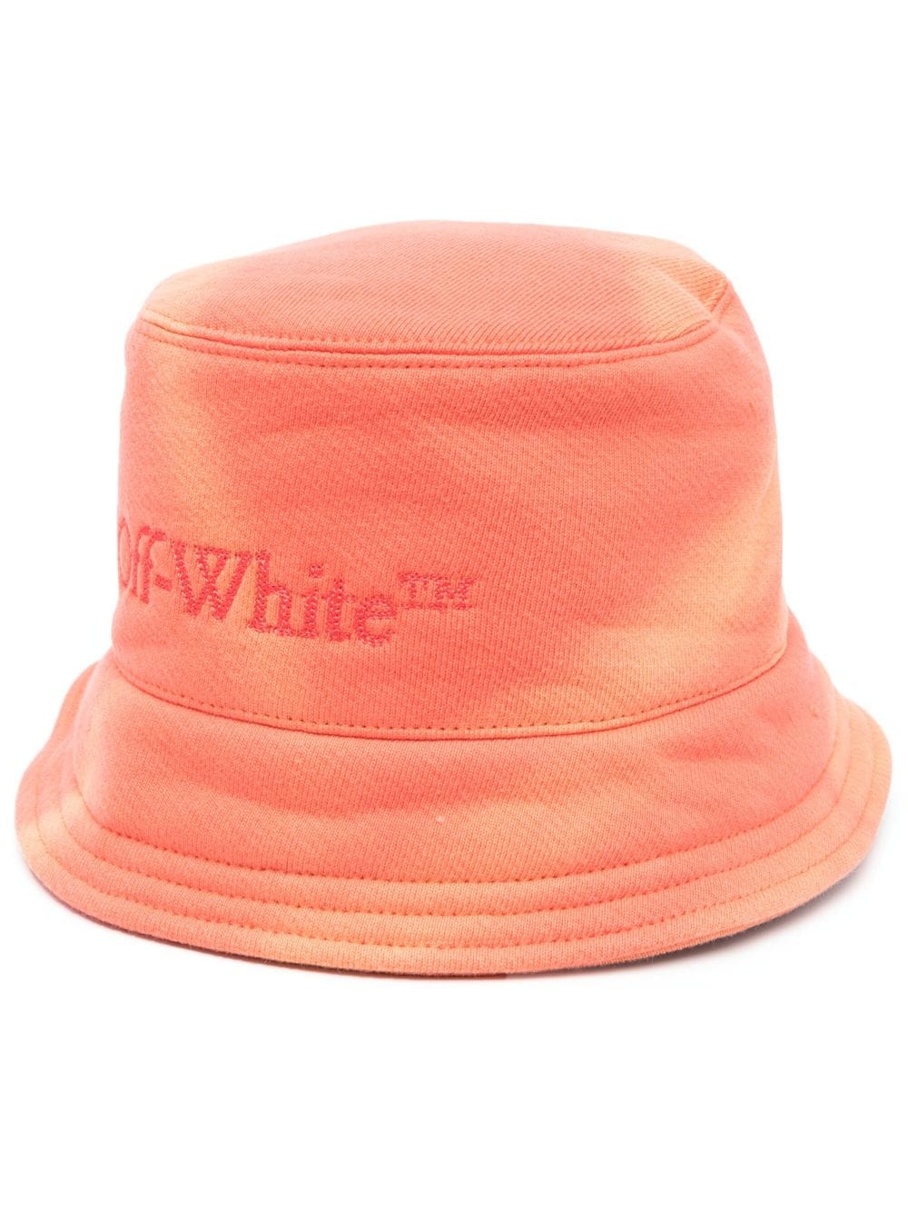 Off-White tie-dye bucket hat - Orange