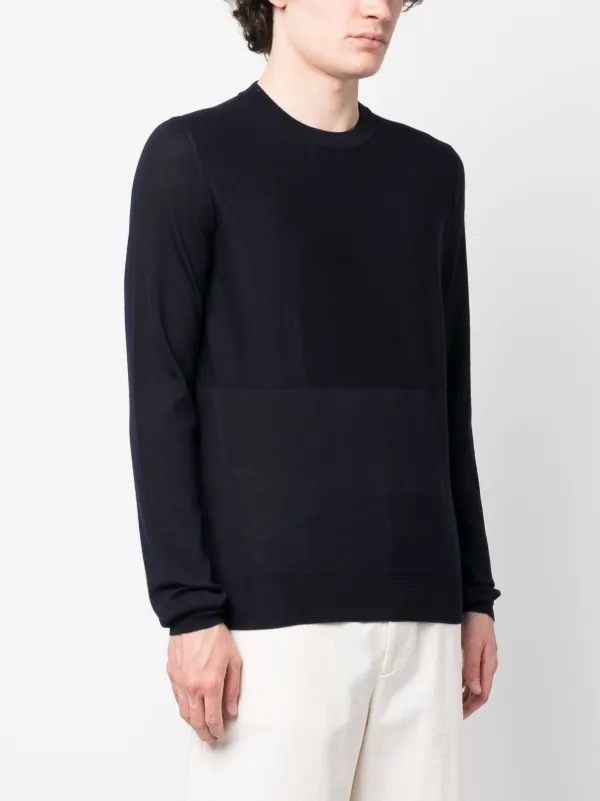 JIL SANDER クルーネックニット Jil Sander クルーネック セーター | ブルー | FARFETCH JP