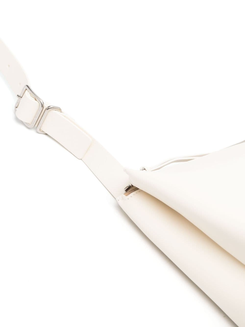 Shop Jil Sander Logo-print Shoulder Bag In Weiss
