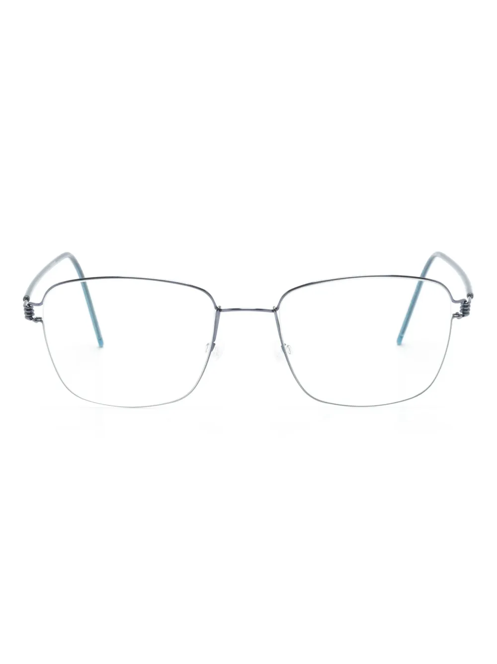 Lindberg square-frame glasses | Blue | Image 1