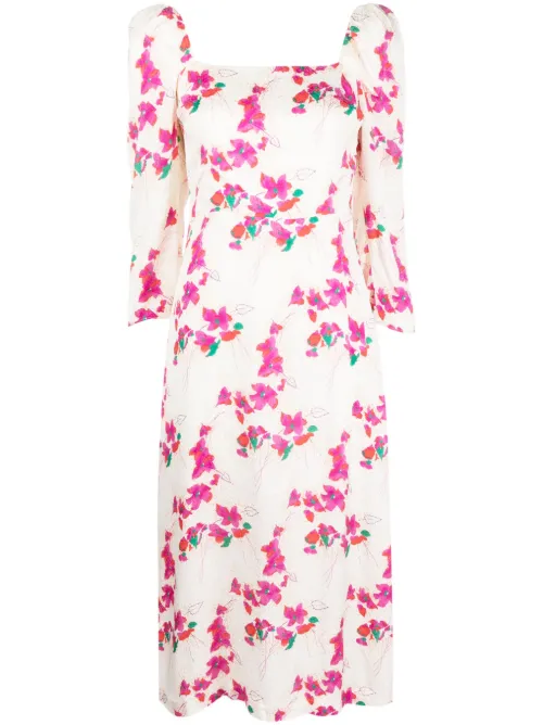 Ba&Sh robe à fleurs - Blanc - Ba&Sh - Modalova